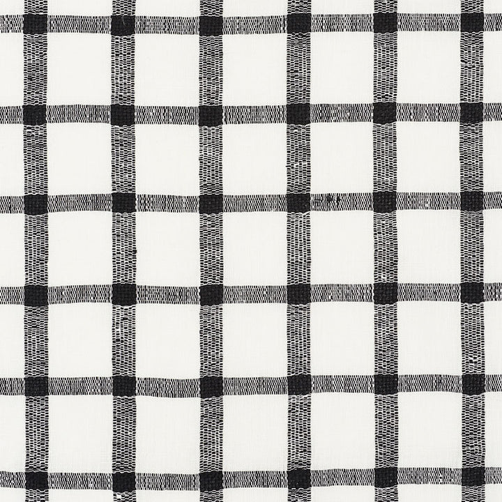 Pauline Check Casement Blackwork 72070 by Schumacher Fabric Schumacher Fabric Pauline Check Casement Blackwork 72070Fabric LINEN 100% INDIA </p><p>Repeat: H: HORZ. 2" (5CM) , V: VERT. 2" (5CM) 53 - Fabric Carolina -