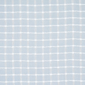 Pauline Check Casement Chambray 72074 by Schumacher Designer Fabric