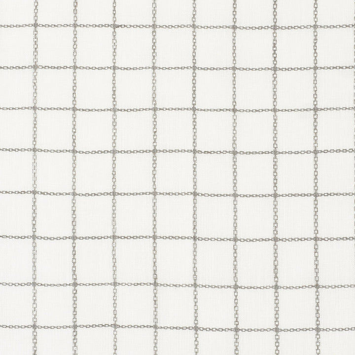 Agnes Sheer Grisaille 72081 by Schumacher Designer Fabric Vogue-Living 100% Linen - Horizontal: 1.25 and Vertical: 1.25 55 - Swanky Fabrics -