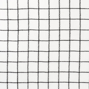 Agnes Sheer Blackwork 72082 by Schumacher Designer Fabric