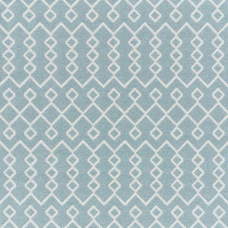 Bricolette Sky 72111 by Schumacher Designer Fabric Essentials-Midscale-Upholstery-Fabrics 78% Cotton, 19% Polyester, 3% Nylon Wyzenbeek 30,000 Horizontal: 1.75 and Vertical: 9.5 54.25 - Swanky Fabrics -