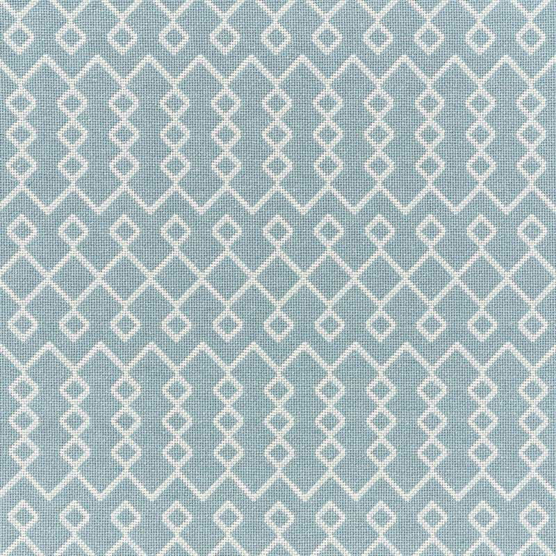 Bricolette Sky 72111 by Schumacher Fabric Schumacher Fabric Bricolette Sky 72111Fabric COTTON 78% UNITED STATES OF AMERICA </p><p>Repeat: H: HORZ. 1 3/4" (4CM) , V: VERT. 9 1/2" (24CM) 54.25 - Fabric Carolina -