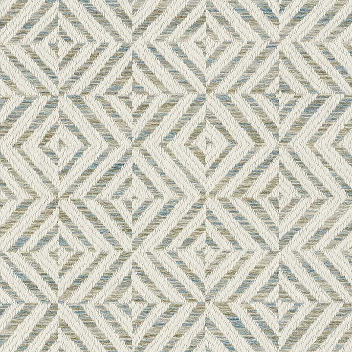 Jubilee Sky 72150 by Schumacher Designer Fabric ESSENTIALS: MID-SCALE UPHOLSTERY See Sample UNITED STATES OF AMERICA - </p><p>Repeat: Horizontal: 2 3/8" (6CM) and Vertical: 3 1/2" (9CM) 55" (140 CM) - Swanky Fabrics -