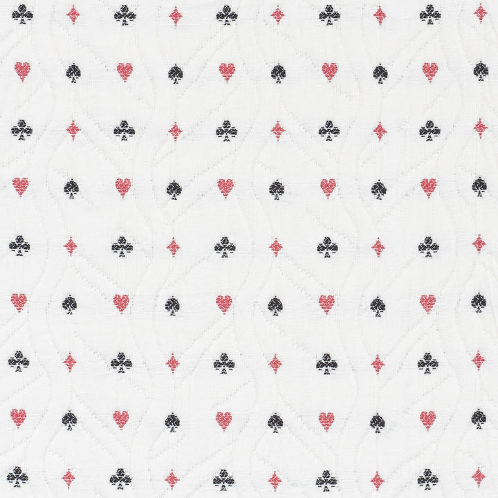 Le Joueur Rouge Et Noir 72270 by Schumacher Designer Fabric French-Revolution 100% Cotton Martindale 7,000 Horizontal: 1.75 and Vertical: 2 54 - Swanky Fabrics -