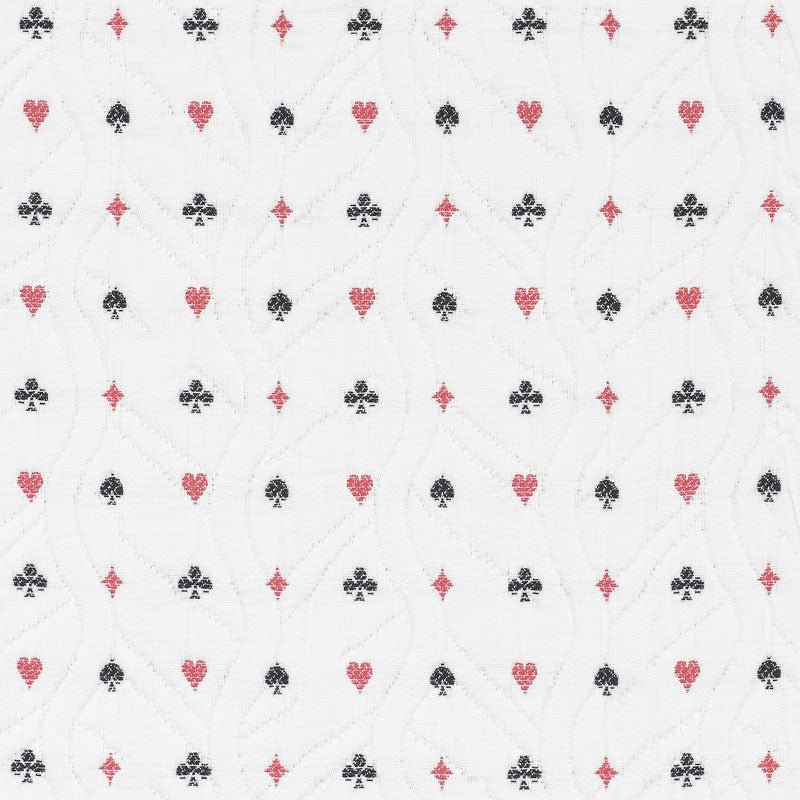 Le Joueur Rouge Et Noir 72270 by Schumacher Designer Fabric FRENCH REVOLUTION COTTON 100% ITALY MARTINDALE 7,000 </p><p>Repeat: Horizontal: 1 3/4" (4CM) and Vertical: 2" (5CM) 54 - Swanky Fabrics -