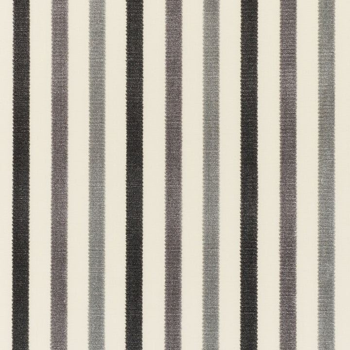 Le Matelot Charcoal 72293 by Schumacher Designer Fabric French-Revolution 54% Viscose, 28% Cotton, 18% Polyester - Horizontal: 3 and Vertical: - 54.25 - Swanky Fabrics -