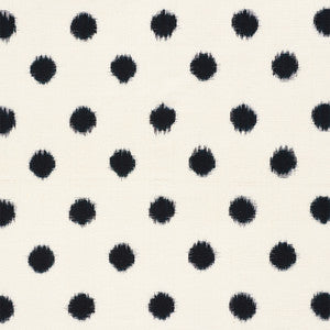 Sakuru Ikat Black 72342 by Schumacher Designer Fabric