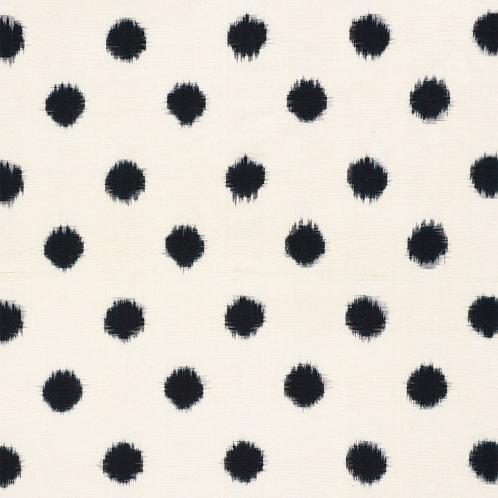 Sakuru Ikat Black 72342 by Schumacher Designer Fabric MINGEI COTTON 100% INDIA </p><p>Repeat: Horizontal: 5 1/8" (13CM) and Vertical: 6" (15CM) 45 - Swanky Fabrics -