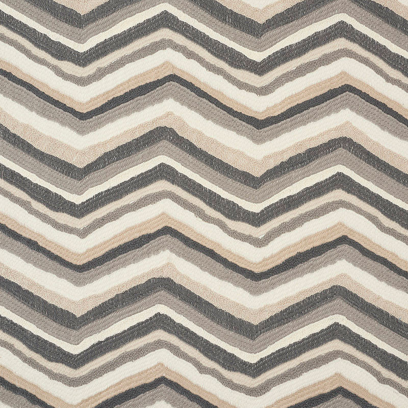 Shasta Embroidery Neutral 72470 by Schumacher Designer Fabric OPEN SKY See Sample INDIA - </p><p>Repeat: Horizontal: 8 1/2" (22CM) and Vertical: 7 1/2" (19CM) 52" (132CM) - Swanky Fabrics -