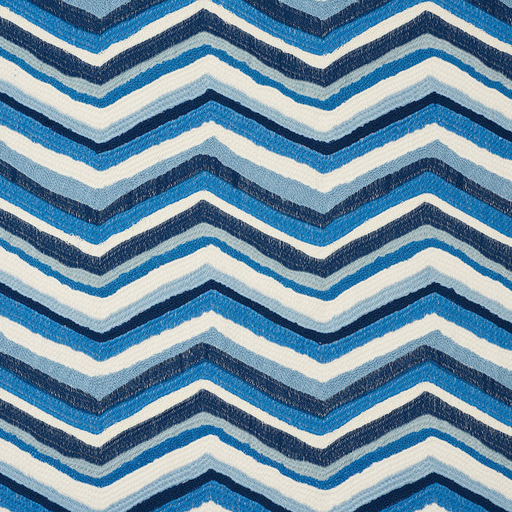 Shasta Embroidery Blue 72471 by Schumacher Designer Fabric OPEN SKY COTTON 73% POLYESTER 27% INDIA MARTINDALE 50,000 </p><p>Repeat: Horizontal: 8 1/2" (22CM) and Vertical: 7 1/2" (19CM) 52 - Swanky Fabrics -