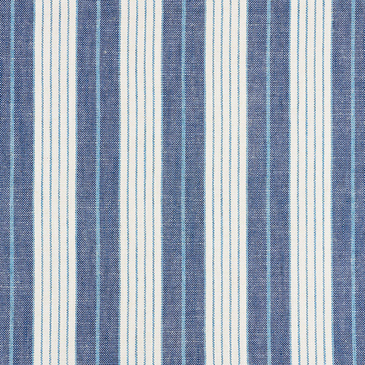 Horst Stripe Delft 72600 by Schumacher Designer Fabric VOGUE LIVING See Sample ITALY MEDIUM DUTY </p><p>Repeat: Horizontal: 4 1/4" (11CM) and Vertical: - 55" (140CM) - Swanky Fabrics -