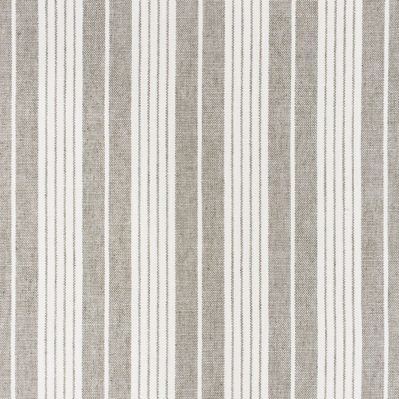 Horst Stripe Grisaille 72602 by Schumacher Designer Fabric VOGUE LIVING VISCOSE 45% COTTON 23% ITALY MARTINDALE 35,000 </p><p>Repeat: Horizontal: 4 1/4" (11CM) and Vertical: 55 - Swanky Fabrics -