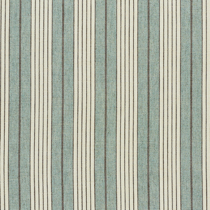 Horst Stripe Sky 72603 by Schumacher Fabric Schumacher Fabric Horst Stripe Sky 72603Fabric VISCOSE 45% ITALY </p><p>Repeat: H: HORZ. 4 1/4" (11CM) , V: 55 - Fabric Carolina -