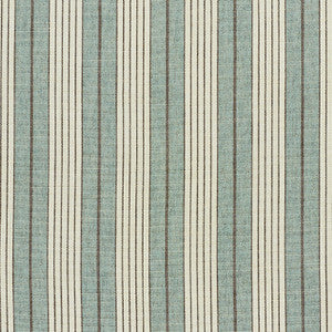 Horst Stripe Sky 72603 by Schumacher Designer Fabric