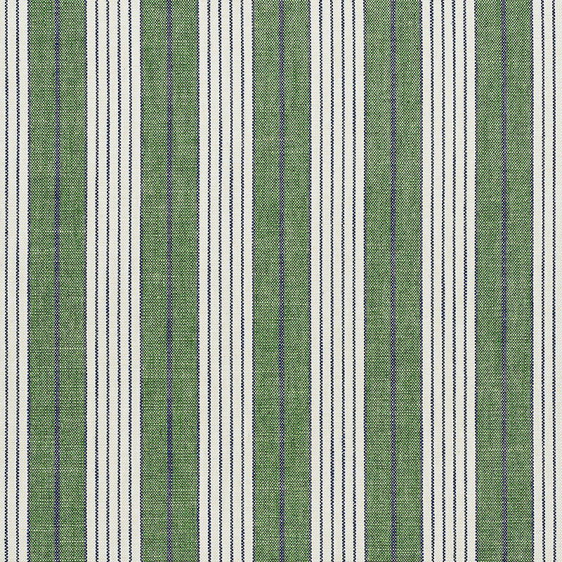 Horst Stripe Green 72605 by Schumacher Designer Fabric VOGUE LIVING VISCOSE 45% COTTON 23% ITALY MARTINDALE 35,000 </p><p>Repeat: Horizontal: 4 1/4" (11CM) and Vertical: 55 - Swanky Fabrics -