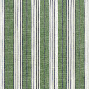 Horst Stripe Green 72605 by Schumacher Designer Fabric