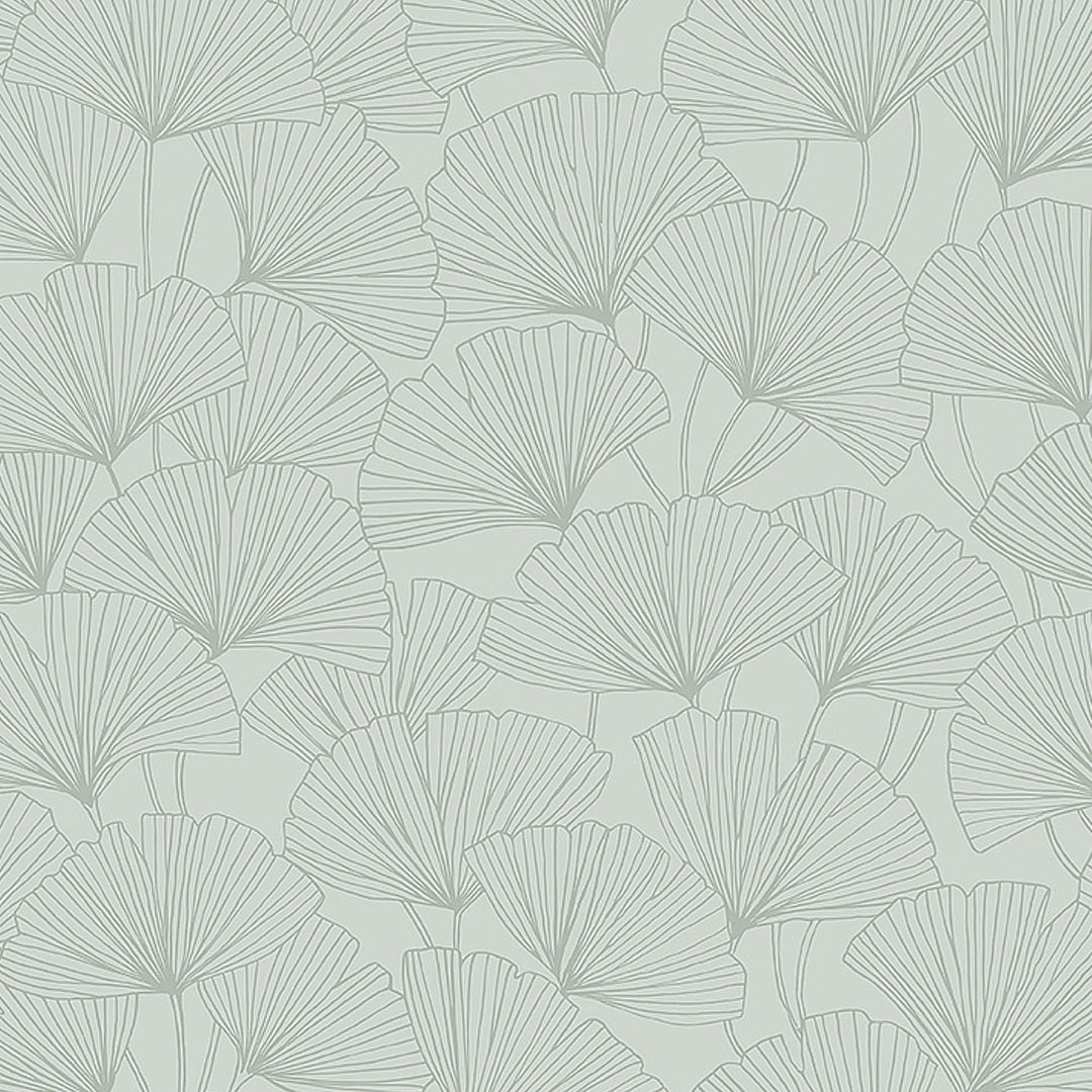 Ginkgo Mineral 7265 by Schumacher Designer Wallcovering