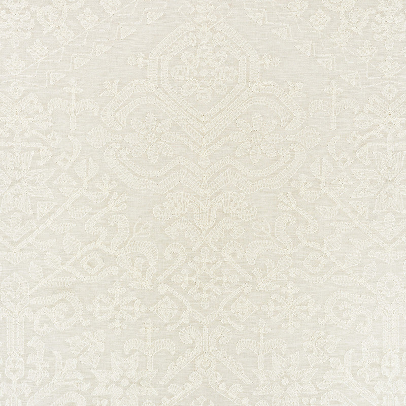 Camilla Sheer Ivory 72660 by Schumacher Designer Fabric Essentials-Sheers-Casements 53% Linen, 27% Polyester, 20% Cotton - Horizontal: 21.75 and Vertical: 31.25 52.5 - Swanky Fabrics -