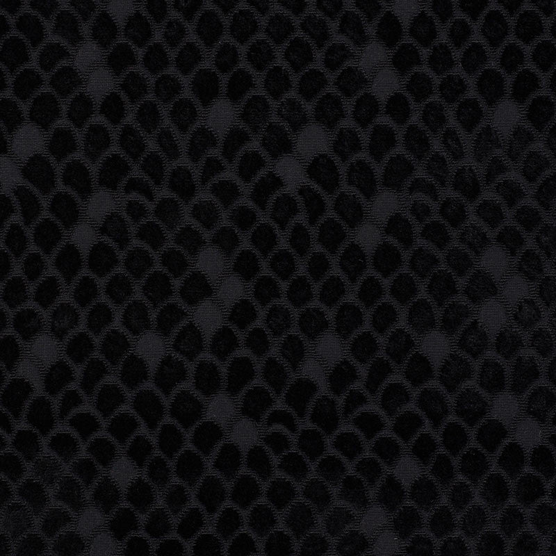 Esther Velvet Onyx 72773 by Schumacher Designer Fabric CUT & PATTERNED VELVETS See Sample BELGIUM MEDIUM DUTY </p><p>Repeat: Horizontal: 13 1/2" (34CM) and Vertical: 11" (28CM) 54" (137CM) - Swanky Fabrics -