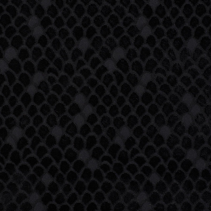 Esther Velvet Onyx 72773 by Schumacher Designer Fabric CUT & PATTERNED VELVETS See Sample BELGIUM MEDIUM DUTY </p><p>Repeat: Horizontal: 13 1/2" (34CM) and Vertical: 11" (28CM) 54" (137CM) - Swanky Fabrics -