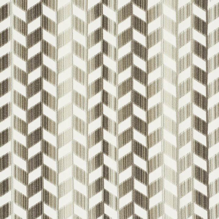 Chevron Strie Velvet Stone 72810 by Schumacher Designer Fabric Cut-Patterned-Velvets 55% Polyester, 45% Cotton Martindale 60,000 Horizontal: 26.5 and Vertical: 2.25 53.5 - Swanky Fabrics -