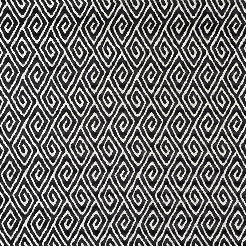 Diamante Velvet Onyx 72831 by Schumacher Fabric Schumacher Fabric Diamante Velvet Onyx 72831Fabric VISCOSE 71% INDIA </p><p>Repeat: H: HORZ. 1 3/4" (4CM) , V: VERT. 3" (8CM) 54 - Fabric Carolina -