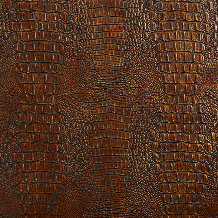 7285 Bronze by Charlotte Designer Fabric Exotics 100% Virgin Vinyl, 34oz. Asia Exceeds 200,000 Wyzenbeek Rubs (Heavy Duty) Horizontal: 10.5" x Vertical: 10.5" 54 Inches - Swanky Fabrics -