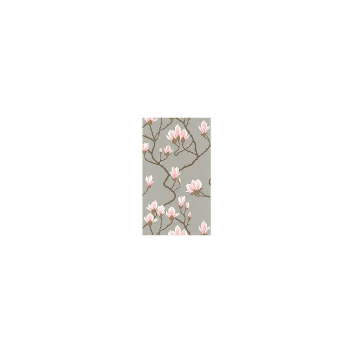 Magnolia Grey Lustre by Cole & Son Designer Wallcovering COLE & SON NEW CONTEMPORARY PAPER - 100% United Kingdom Horizontal: and Vertical: 30 20.5 - Swanky Fabrics -