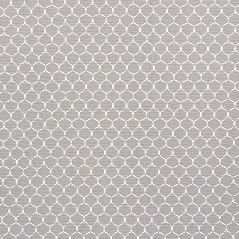 Fishnet Grey 73094 by Schumacher Designer Fabric ORIENT EXPRESS See Sample INDIA - </p><p>Repeat: Horizontal: 5/8" (2CM) and Vertical: 1" (3CM) 57 1/2" (146CM) - Swanky Fabrics -