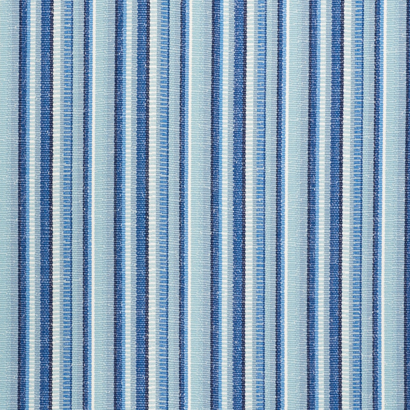 Primavera Stripe Sea 73112 by Schumacher Designer Fabric Indooroutdoor-Ii-Prints-Wovens 100% Dralon Martindale 25,000 Horizontal: 3.375 and Vertical: - 55.25 - Swanky Fabrics -