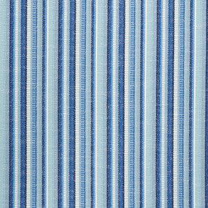 Primavera Stripe Sea 73112 by Schumacher Designer Fabric