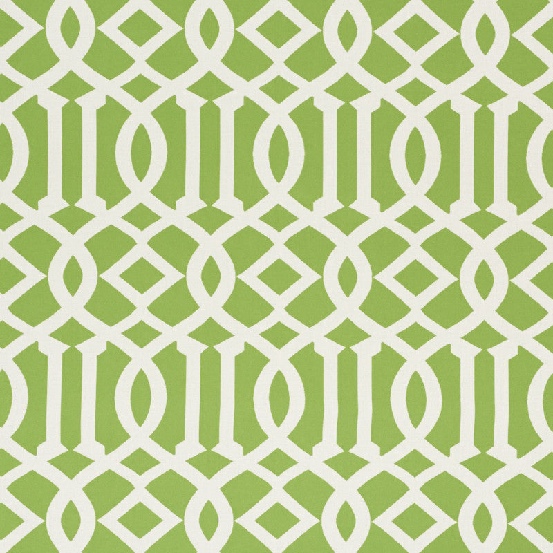 Imperial Trellis Indoor/Outdoor Leaf 73160 by Schumacher Designer Fabric Indooroutdoor-Ii-Prints-Wovens 100% Polyester Wyzenbeek 30,000 Horizontal: 7 and Vertical: 12.25 54.75 - Swanky Fabrics -