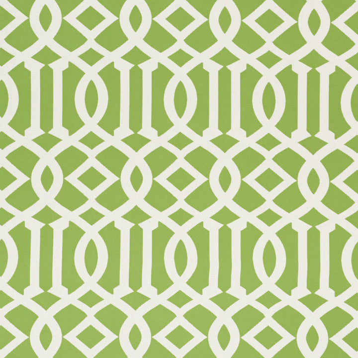 Imperial Trellis Indoor/Outdoor Leaf 73160 by Schumacher Designer Fabric Indooroutdoor-Ii-Prints-Wovens 100% Polyester Wyzenbeek 30,000 Horizontal: 7 and Vertical: 12.25 54.75 - Swanky Fabrics -