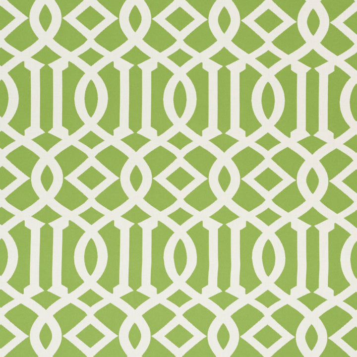 Imperial Trellis Indoor/Outdoor Leaf 73160 by Schumacher Designer Fabric INDOOR/OUTDOOR II: PRINTS & WOVENS POLYESTER 100% UNITED STATES OF AMERICA WYZENBEEK 30,000 </p><p>Repeat: Horizontal: 7" (18CM) and Vertical: 12 1/4" (31CM) 54.75 - Swanky Fabrics -