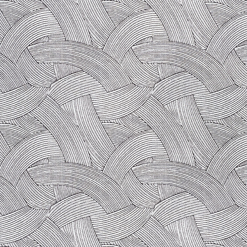 Tempesta Graphite 73180 by Schumacher Designer Fabric AU NATUREL See Sample ITALY - </p><p>Repeat: Horizontal: 14" (36CM) and Vertical: 16" (41CM) 55" (140CM) - Swanky Fabrics -