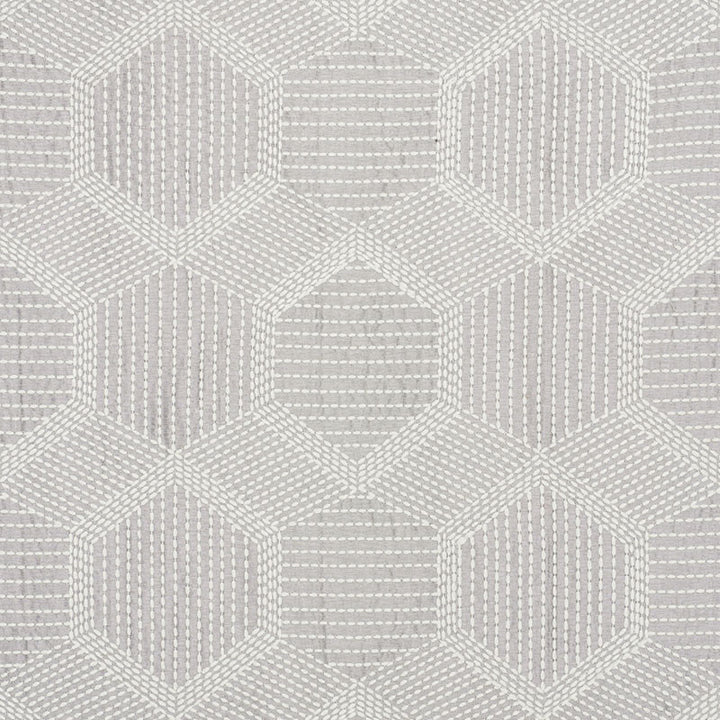 Tortuga Embroidery Grey 73201 by Schumacher Designer Fabric AU NATUREL See Sample INDIA - </p><p>Repeat: Horizontal: 12 1/4" (31CM) and Vertical: 14 3/4" (37CM) 49 1/2" (126CM) - Swanky Fabrics -