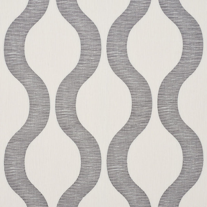 Ondata Charcoal 73222 by Schumacher Designer Fabric AU NATUREL COTTON 40% VISCOSE 33% INDIA MARTINDALE 15,000 </p><p>Repeat: Horizontal: 14 1/4" (36CM) and Vertical: 16" (41CM) 56.5 - Swanky Fabrics -