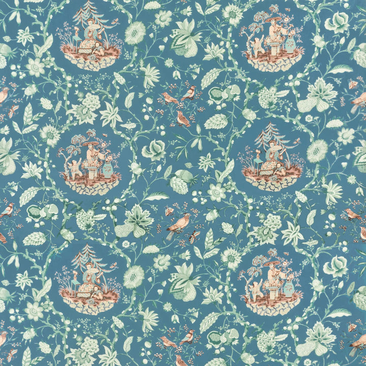 7324-49 Tea Garden by Bassett Mcnab Designer Fabric BASSETT MCNAB PRINTS 100%COT USA </p><p>Repeat: 36 54 in - Swanky Fabrics -