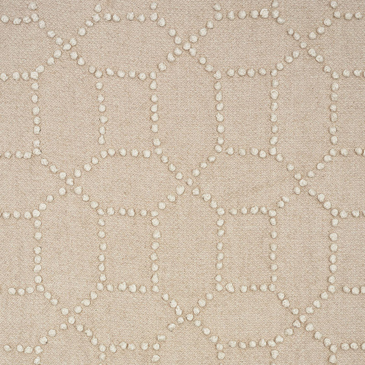Vento Embroidery Natural 73280 by Schumacher Designer Fabric AU NATUREL See Sample INDIA - </p><p>Repeat: Horizontal: 6 1/4" (16CM) and Vertical: 7 1/4" (18CM) 52" (132CM) - Swanky Fabrics -