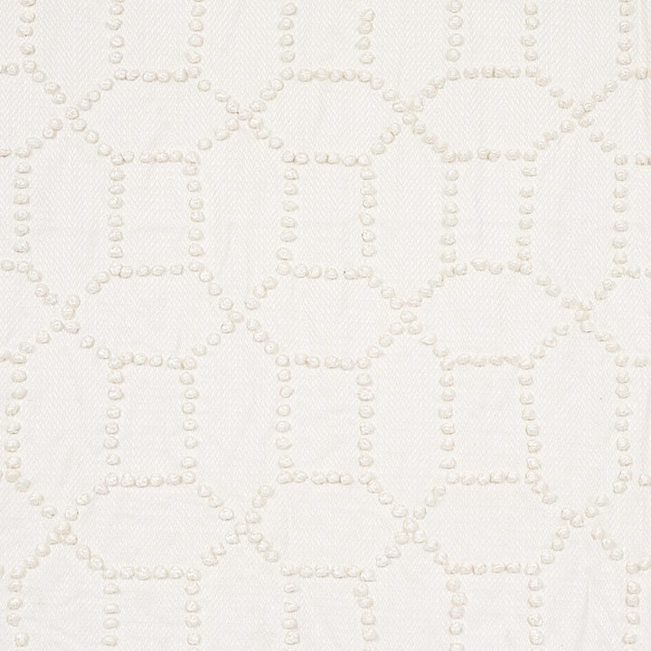 Vento Embroidery Ivory 73281 by Schumacher Designer Fabric NATURA LINEN 25% VISCOSE 75% INDIA </p><p>Repeat: Horizontal: 6 3/5" (17CM ) and Vertical: 7 4/5" (20CM) 50 - Swanky Fabrics -