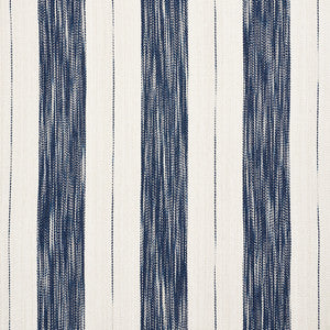 Arroyo Stripe Indigo 73311 by Schumacher Designer Fabric