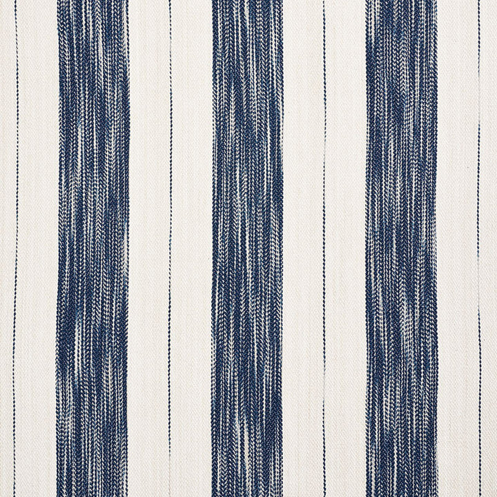 Arroyo Stripe Indigo 73311 by Schumacher Designer Fabric AU NATUREL COTTON 100% INDIA MARTINDALE 35,000 </p><p>Repeat: Horizontal: 9" (23CM) and Vertical: 55 - Swanky Fabrics -