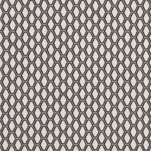 Beehive Graphite 73422 by Schumacher Designer Fabric