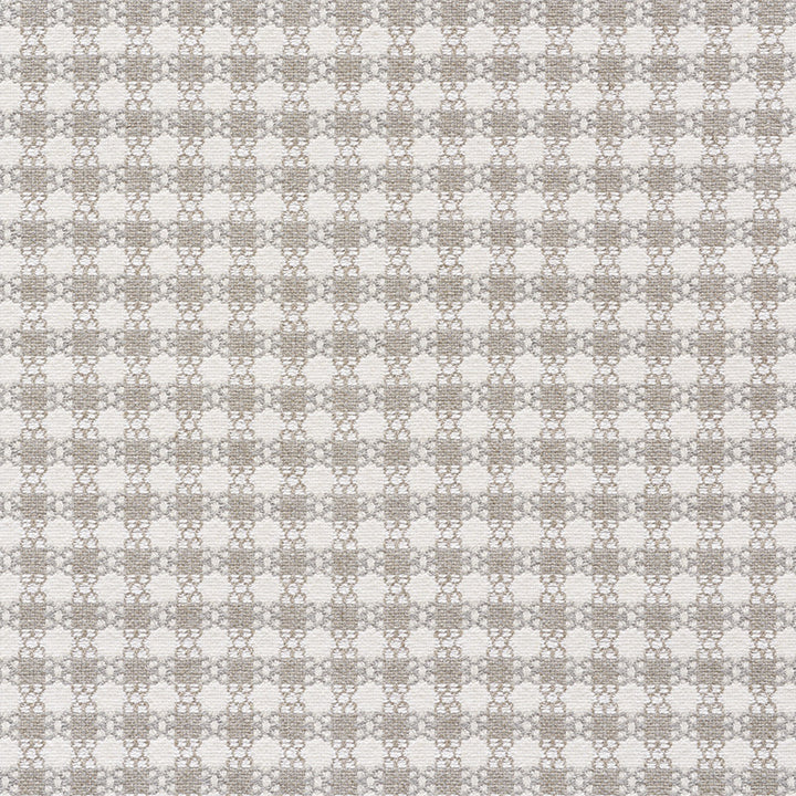 Checkmate Grey 73431 by Schumacher Designer Fabric Happy-Together 53% Cotton, 25% Viscose, 12% Linen, 10% Polyester Martindale 26,000 Horizontal: 1.5 and Vertical: 1 55.5 - Swanky Fabrics -