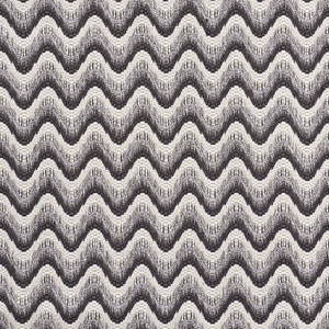 Bargello Wave Graphite 73441 by Schumacher Designer Fabric
