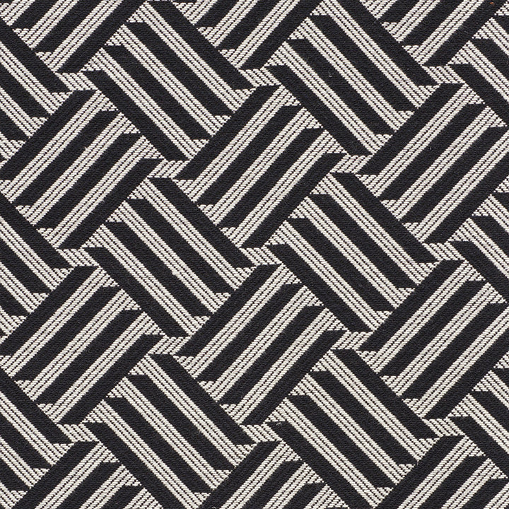 Cross Hatch Black 73451 by Schumacher Designer Fabric Happy-Together 42% Linen, 38% Cotton, 20% Polyester Martindale 30,000 Horizontal: 4.5 and Vertical: 4.5 55.5 - Swanky Fabrics -