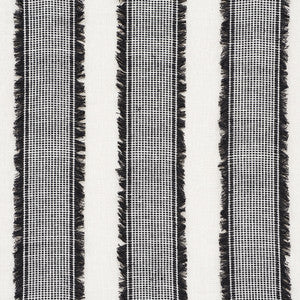 Tulum Black 73591 by Schumacher Designer Fabric