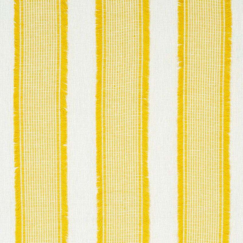 Tulum Yellow 73593 by Schumacher Designer Fabric HAPPY TOGETHER II LINEN 70% COTTON 30% INDIA </p><p>Repeat: Horizontal: 8 1/4" (21CM) and Vertical: 49.5 - Swanky Fabrics -