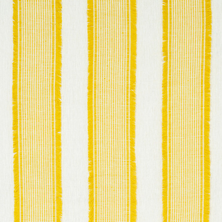 Tulum Yellow 73593 by Schumacher Designer Fabric HAPPY TOGETHER II LINEN 70% COTTON 30% INDIA </p><p>Repeat: Horizontal: 8 1/4" (21CM) and Vertical: 49.5 - Swanky Fabrics -