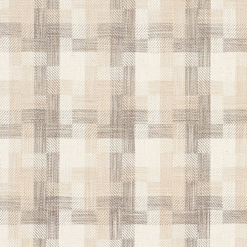 Boro Plaid Natural 73742 by Schumacher Fabric Schumacher Fabric Boro Plaid Natural 73742Fabric POLYESTER 64% INDIA </p><p>Repeat: H: HORZ. 6 1/8" (16CM) , V: VERT. 7" (18CM) 55.5 - Fabric Carolina -